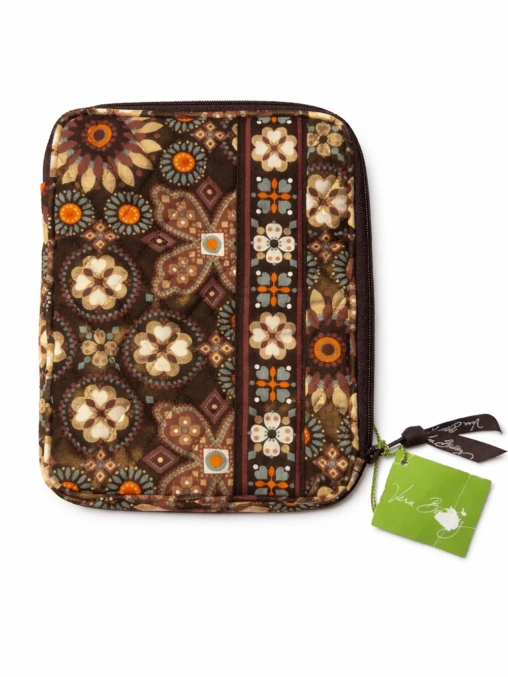 Vera Bradley Quilted Zip Tablet Case / Makeup Brush Organizer - Picture 1 of 6
